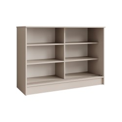 Komoda HORIZON - moderní komoda s lamelami a posuvnými dveřmi