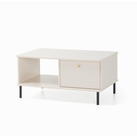 Lavice GLORIA - moderní s 1 zásuvkou, zlaté úchyty