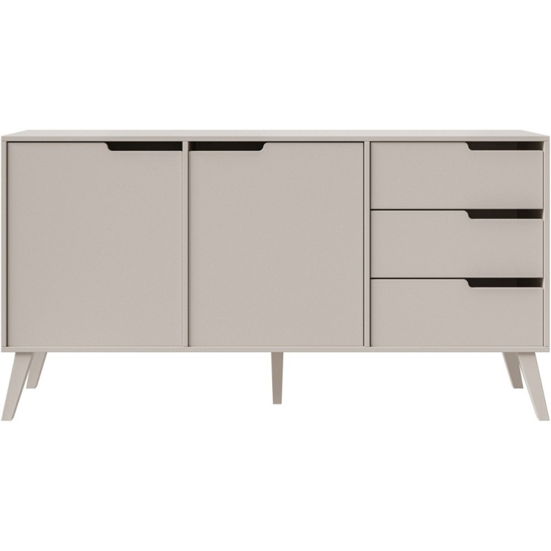 Komoda NOREL - moderní komoda se 3 zásuvkami a 2 dvířky