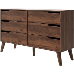 Komoda NOREL - skandinávská komoda se 6 zásuvkami | Stabilní, elegantní, prostorná