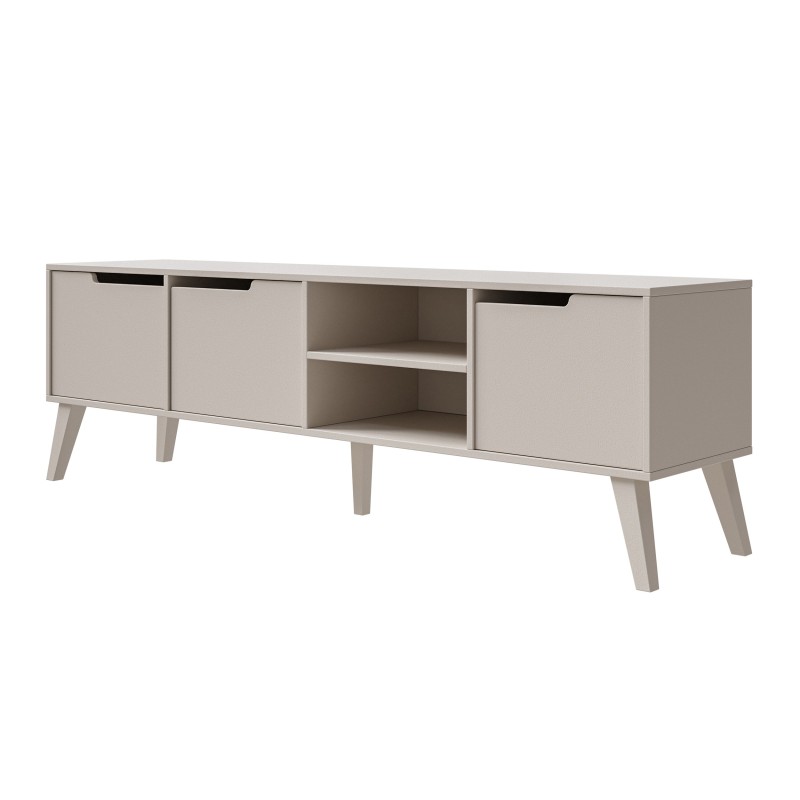 Skříňka RTV NOREL 180 cm - moderní, skandinávská, funkční