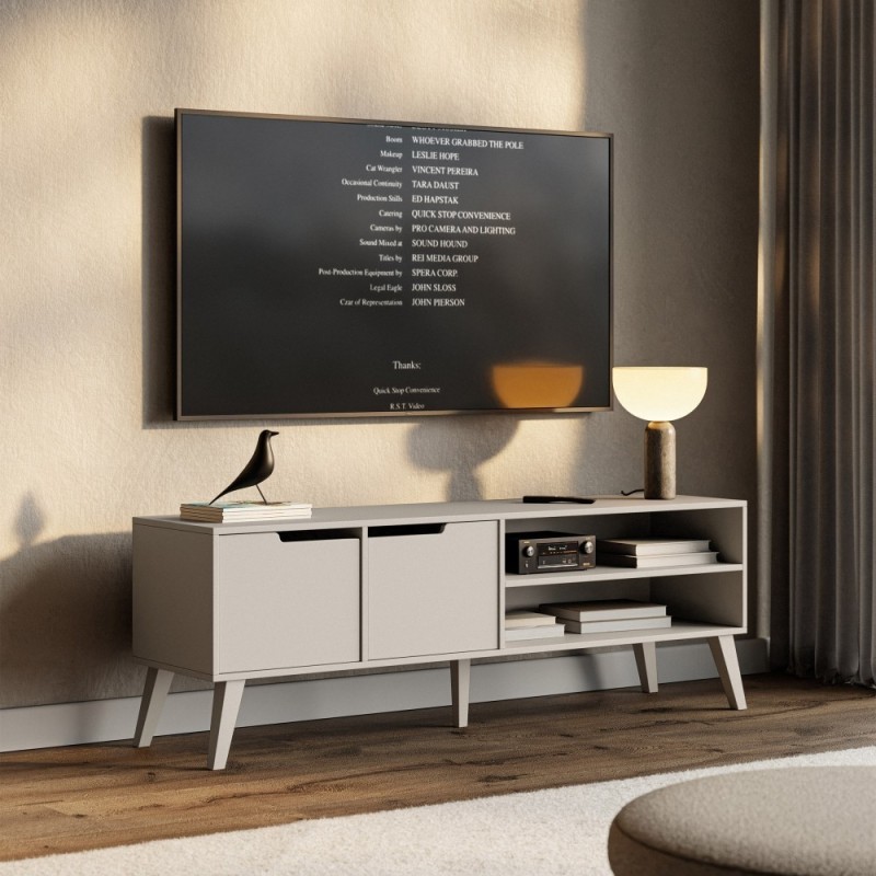 RTV skříňka NOREL 160 cm - Skandinávie