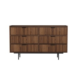 Komoda EVRON se 6 zásuvkami - moderní, elegantní a prostorná