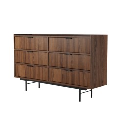 Komoda EVRON se 6 zásuvkami - moderní, elegantní a prostorná