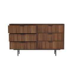 Komoda EVRON se 6 zásuvkami - moderní, elegantní a prostorná