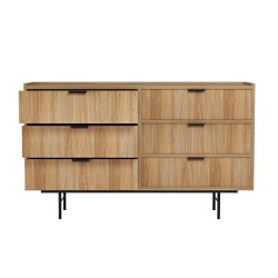 Komoda EVRON se 6 zásuvkami - moderní, elegantní a prostorná