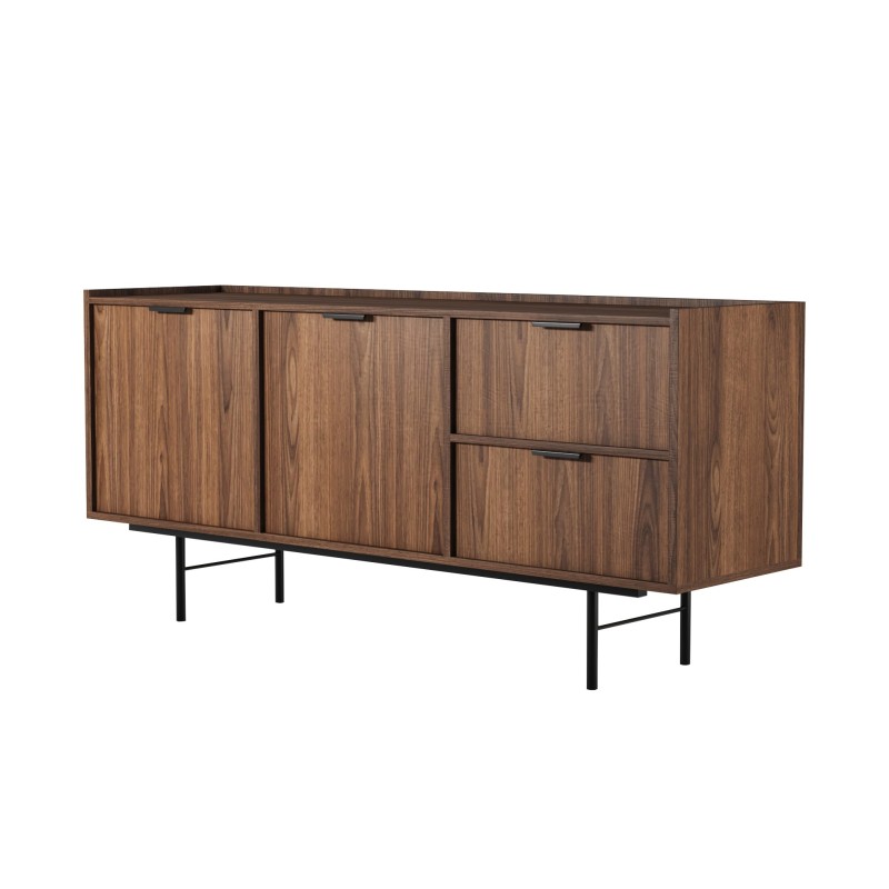 Komoda EVRON 2 zásuvky a 2 dvířka - moderní a elegantní