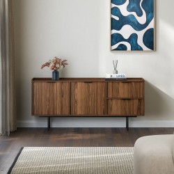 Komoda EVRON 2 zásuvky a 2 dvířka - moderní a elegantní