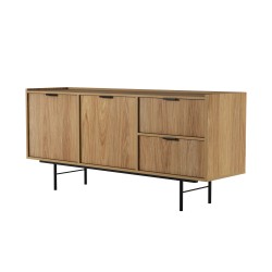 Komoda EVRON 2 zásuvky a 2 dvířka - moderní a elegantní