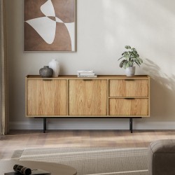 Komoda EVRON 2 zásuvky a 2 dvířka - moderní a elegantní