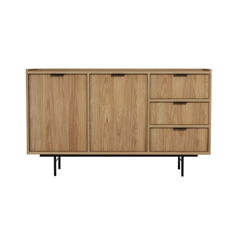 Komoda EVRON 3 zásuvky a 2 dvířka - moderní a elegantní