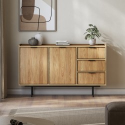 Komoda EVRON 3 zásuvky a 2 dvířka - moderní a elegantní