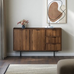 Komoda EVRON 3 zásuvky a 2 dvířka - moderní a elegantní