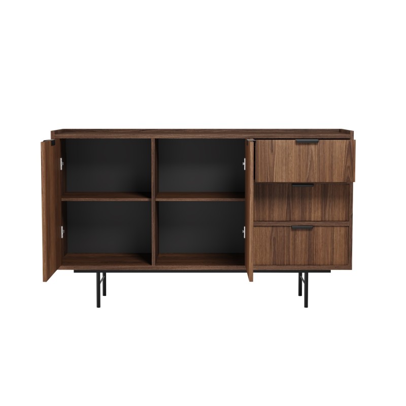 Komoda EVRON 3 zásuvky a 2 dvířka - moderní a elegantní