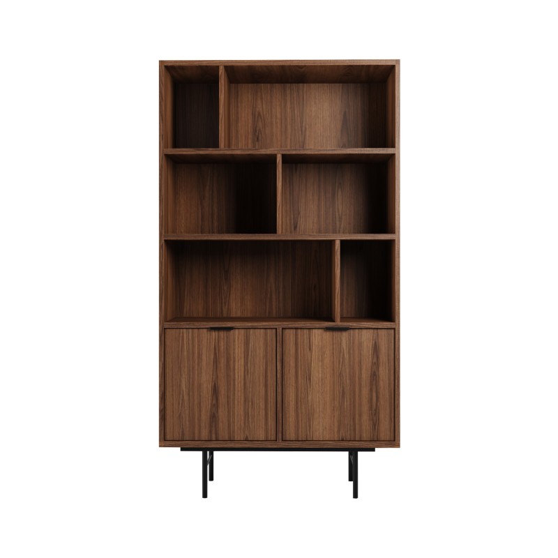 Knihovna EVRON 4 police a 2 skříňky - moderní a funkční