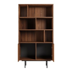 Knihovna EVRON 4 police a 2 skříňky - moderní a funkční