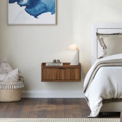 Závěsný noční stolek EVRON s 1 zásuvkou - moderní