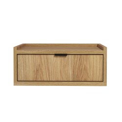 Závěsný noční stolek EVRON s 1 zásuvkou - moderní