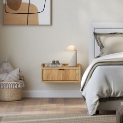 Závěsný noční stolek EVRON s 1 zásuvkou - moderní