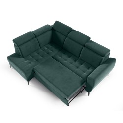 Rohová sedací souprava s funkcí spaní AURORA II | VENA