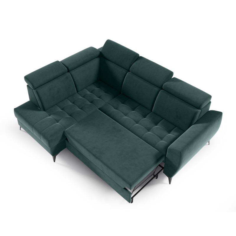 Rohová sedací souprava s funkcí spaní AURORA II | VENA