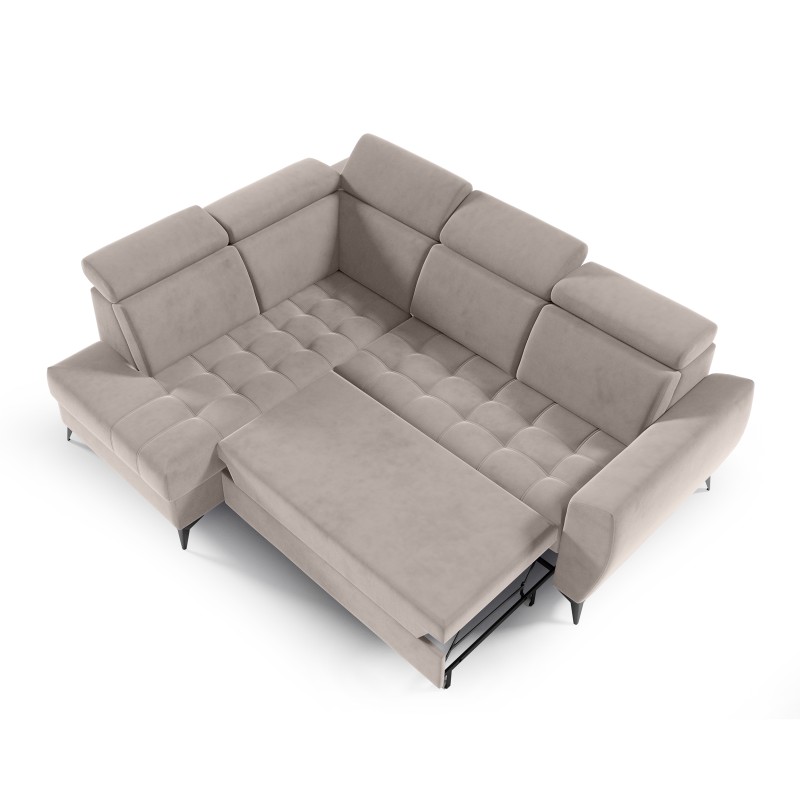 Rohová sedací souprava s funkcí spaní AURORA II | VENA