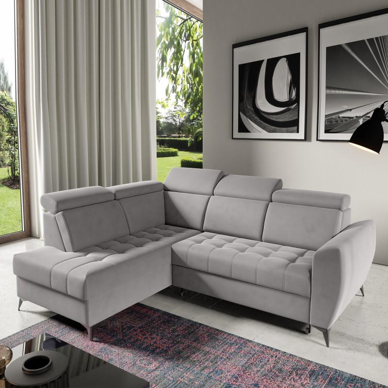 Rohová sedací souprava s funkcí spaní AURORA II | VENA