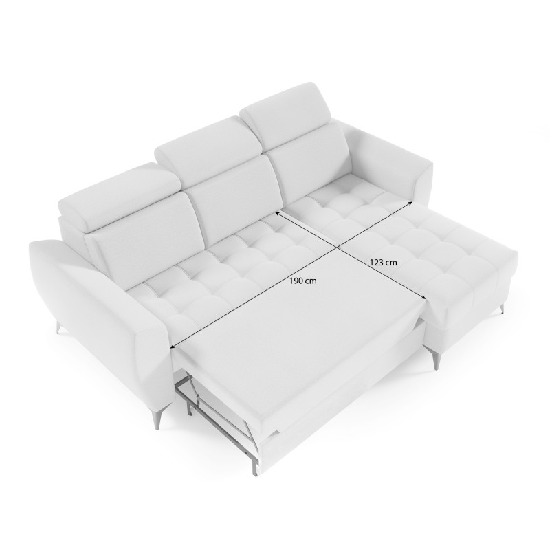 Rohová sedací souprava s funkcí spaní AURORA I | VENA