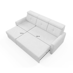 Rohová sedací souprava s funkcí spaní MILANO | ELEMENT