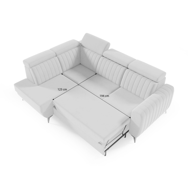 Rohová sedací souprava s funkcí spaní CONNOR II | NOEL