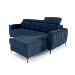 Rohová sedací souprava s funkcí spaní CONNOR I – kompaktní roh s úložným prostorem | NOEL