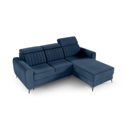 Rohová sedací souprava s funkcí spaní CONNOR I – kompaktní roh s úložným prostorem | NOEL