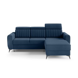 Rohová sedací souprava s funkcí spaní CONNOR I – kompaktní roh s úložným prostorem | NOEL