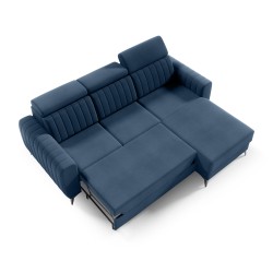 Rohová sedací souprava s funkcí spaní CONNOR I – kompaktní roh s úložným prostorem | NOEL