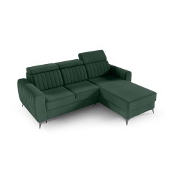 Rohová sedací souprava s funkcí spaní CONNOR I – kompaktní roh s úložným prostorem | NOEL