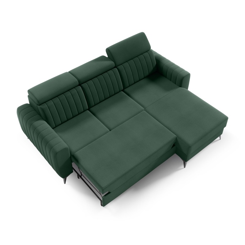 Rohová sedací souprava s funkcí spaní CONNOR I – kompaktní roh s úložným prostorem | NOEL