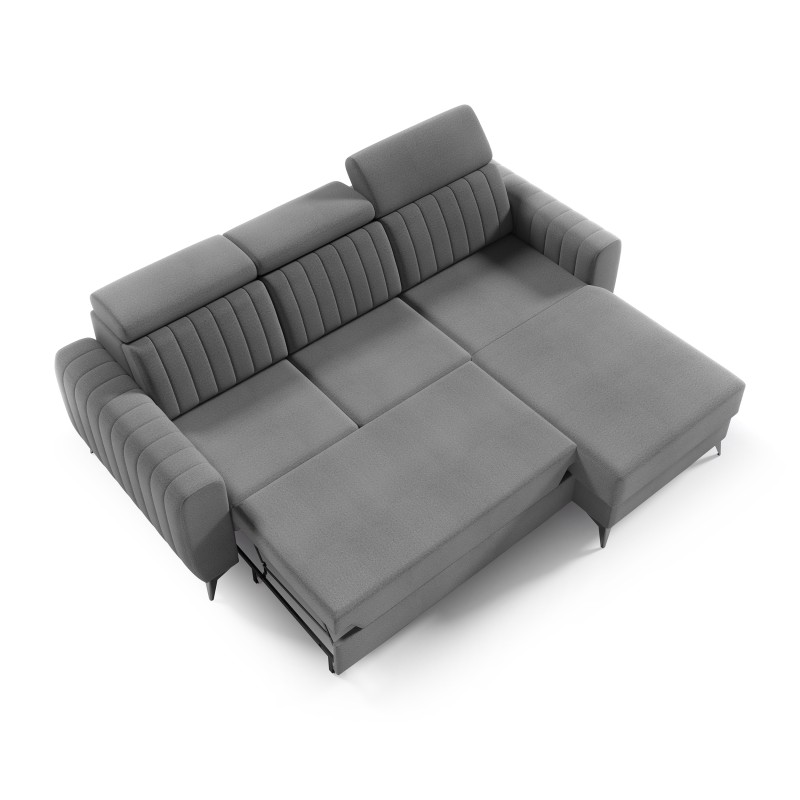 Rohová sedací souprava s funkcí spaní CONNOR I – kompaktní roh s úložným prostorem | NOEL