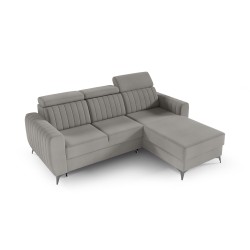 Rohová sedací souprava s funkcí spaní CONNOR I – kompaktní roh s úložným prostorem | NOEL