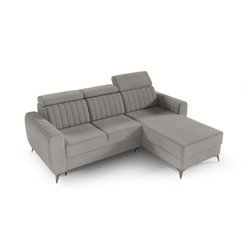 Rohová sedací souprava s funkcí spaní CONNOR I – kompaktní roh s úložným prostorem | NOEL