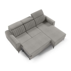 Rohová sedací souprava s funkcí spaní CONNOR I – kompaktní roh s úložným prostorem | NOEL