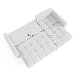 Rohová sedací souprava s funkcí spaní MALAGA MINI | AMON