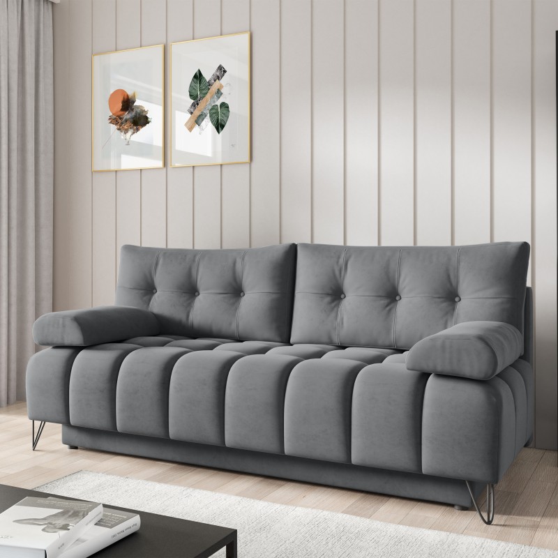 Pohovka s funkcí spaní BERGEN – moderní pohovka s úložným prostorem | AMON