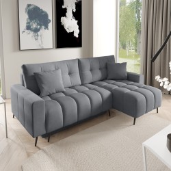 Rohová sedací souprava s funkcí spaní DENVER | AMON