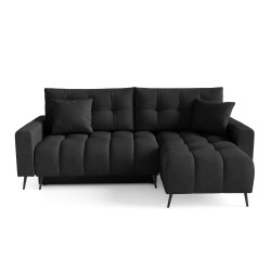 Rohová sedací souprava s funkcí spaní DENVER | AMON