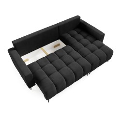 Rohová sedací souprava s funkcí spaní DENVER | AMON