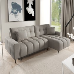 Rohová sedací souprava s funkcí spaní DENVER | AMON