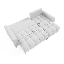 Rohová sedací souprava s funkcí spaní DENVER | AMON