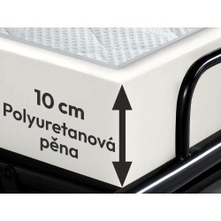 Třímístná pohovka PIREUS s italským rámem a matrací – funkce spaní | Chenille MISTERIO