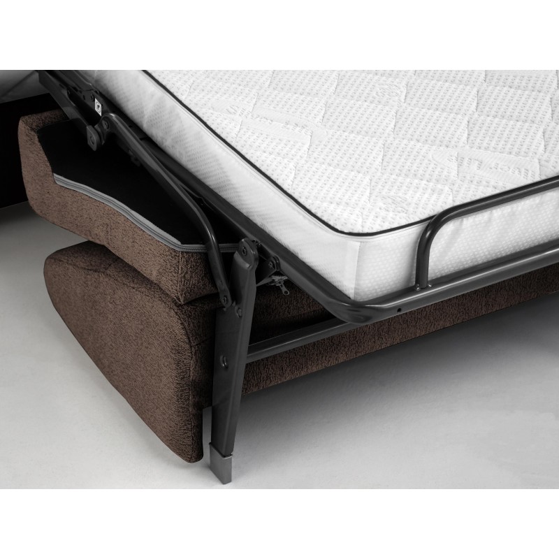 Třímístná pohovka PIREUS s italským rámem a matrací – funkce spaní | Chenille MISTERIO