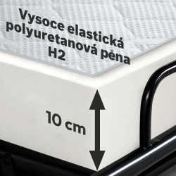 Třímístná pohovka PAVARTI s italským rámem a matrací – funkce spaní | Elegantní velours